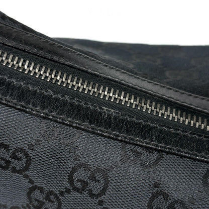Gucci Shoulder Bag GG Pattern Canvas Black — view 5