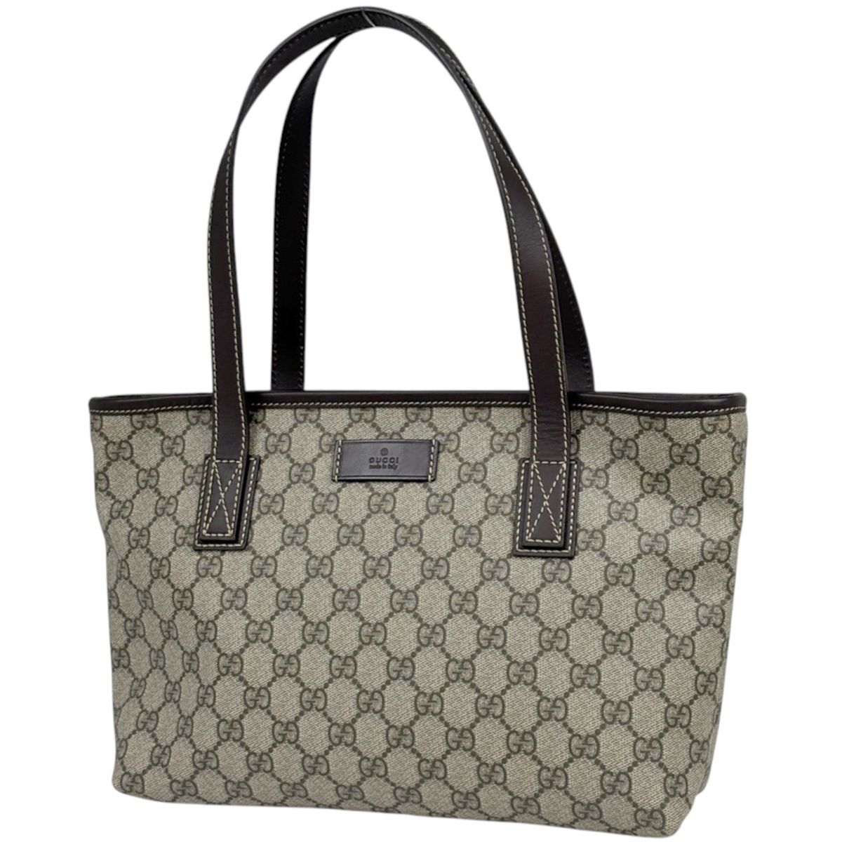 Gucci Tote GG Pattern Beige Brown