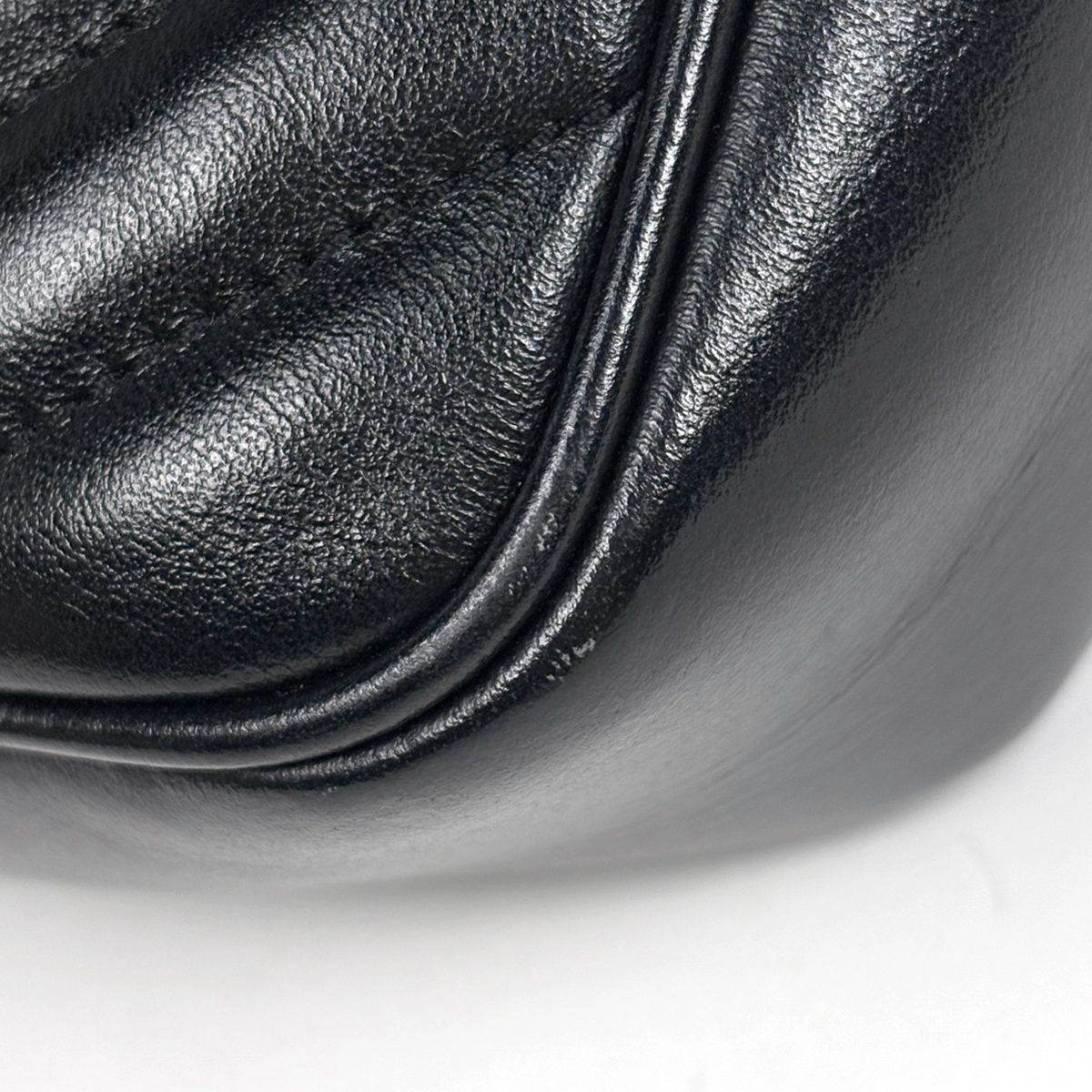 Saint Laurent Shoulder Bag Lou Fringe Leather Black — view 3