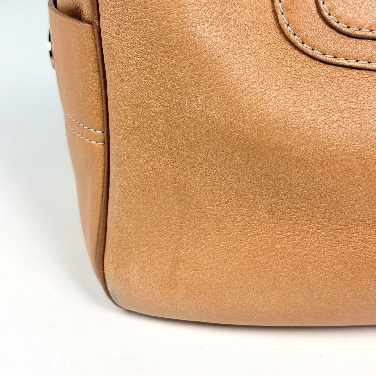 Celine Boogie Bag Handbag Leather Beige — view 4