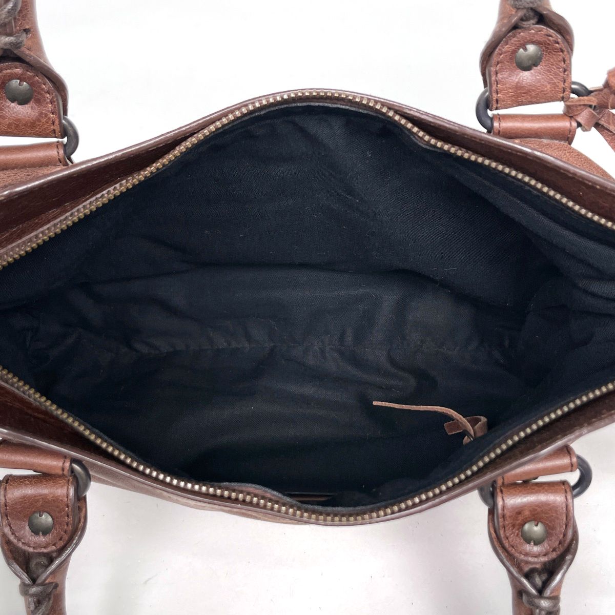 Balenciaga Handbag the First 2-Way Leather Brown — view 8