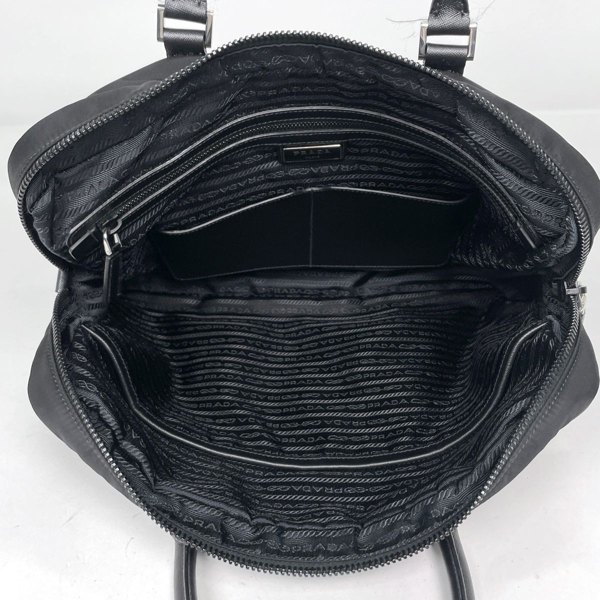 Prada Business Bag Nylon Nero — view 8
