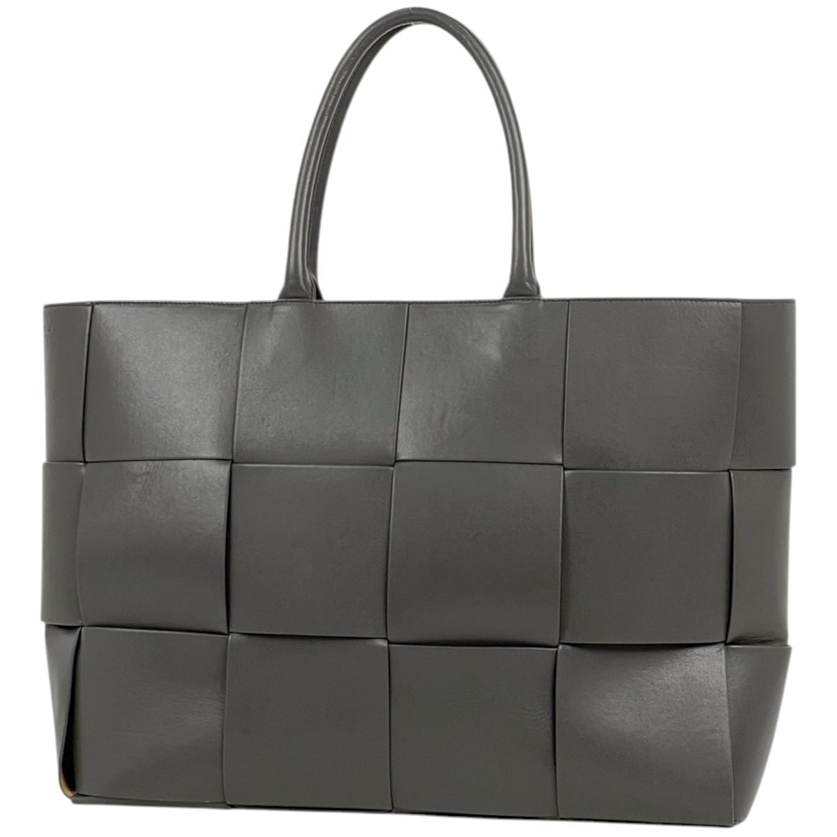 Bottega Veneta Tote Arco Large Leather Gray