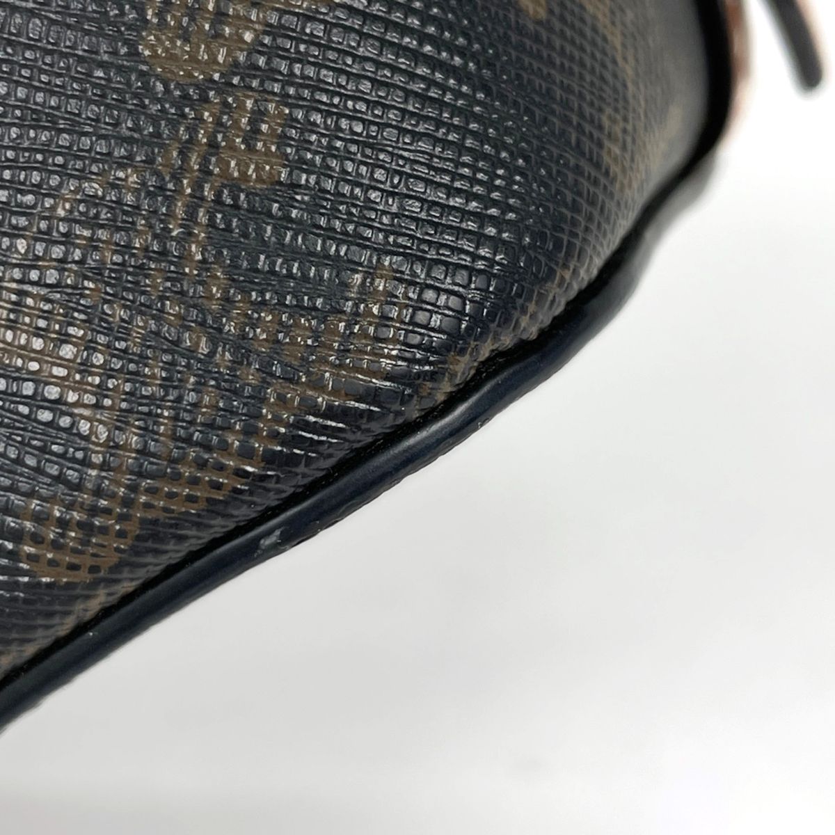 Celine Shoulder Bag Triomphe Teen Cabas de France Brown — view 3