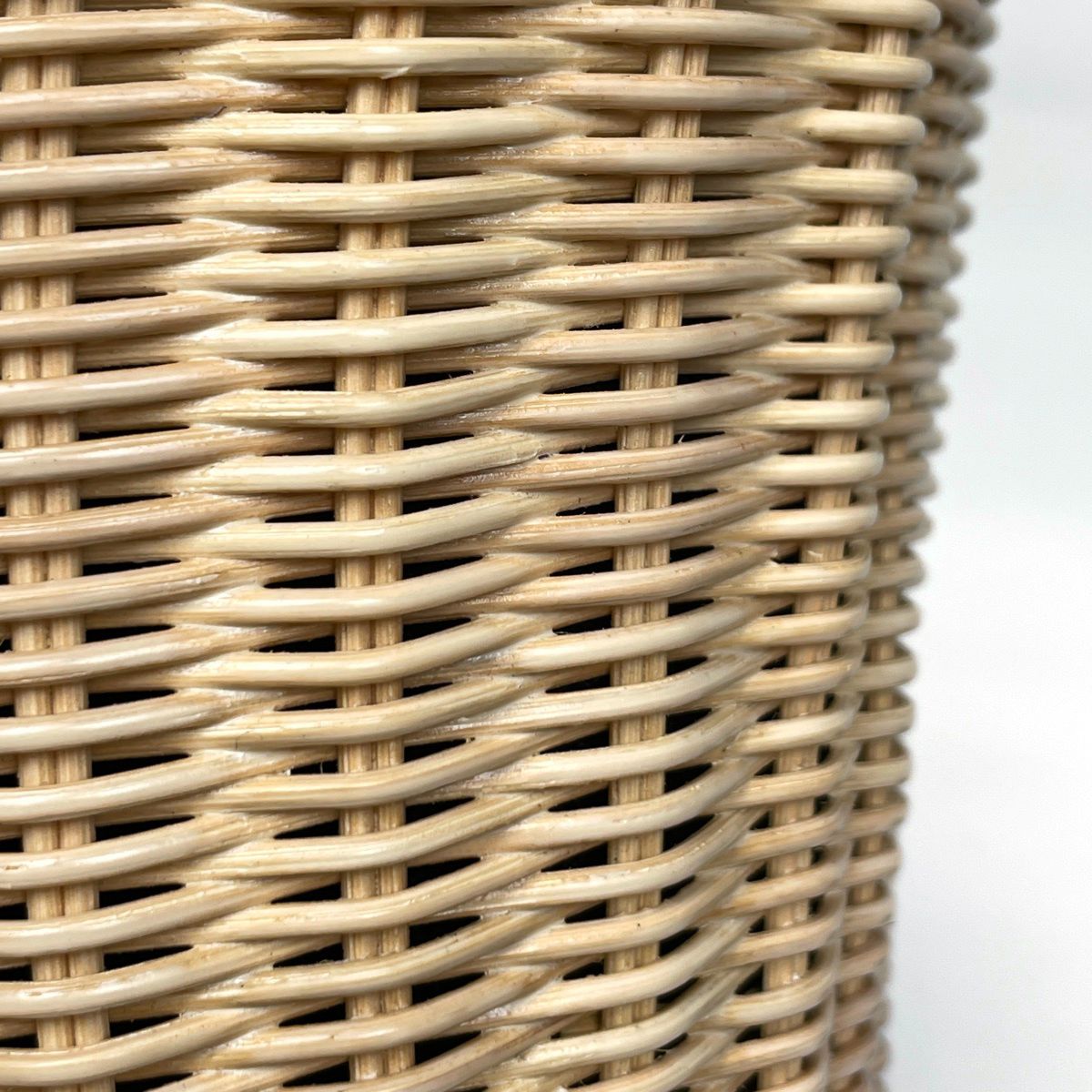 Prada Handbag Wicker Basket Bag 2-Way Rattan Beige Nero — view 4