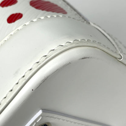 Louis Vuitton Alma BB Handbag 2-Way Yayoi Kusama Dot Epi White — view 3
