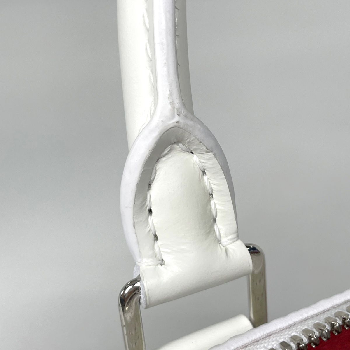 Louis Vuitton Alma BB Handbag 2-Way Yayoi Kusama Dot Epi White — view 5