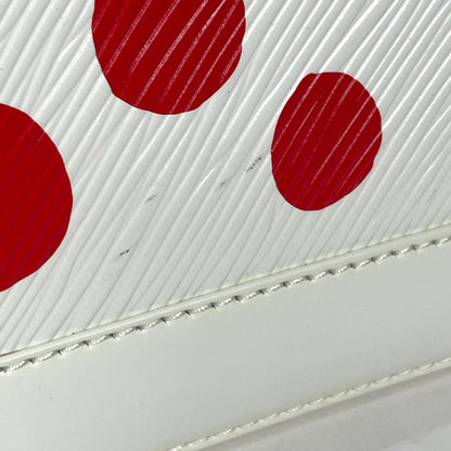 Louis Vuitton Alma BB Handbag 2-Way Yayoi Kusama Dot Epi White — view 4