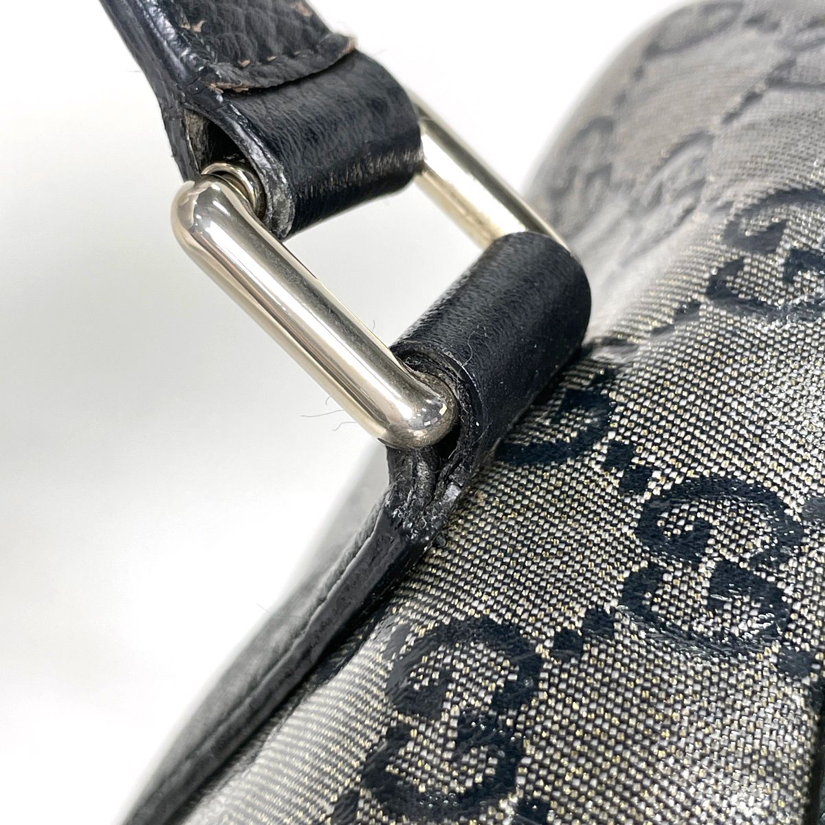Gucci Handbag GG Crystal Pattern Beige Black — view 5