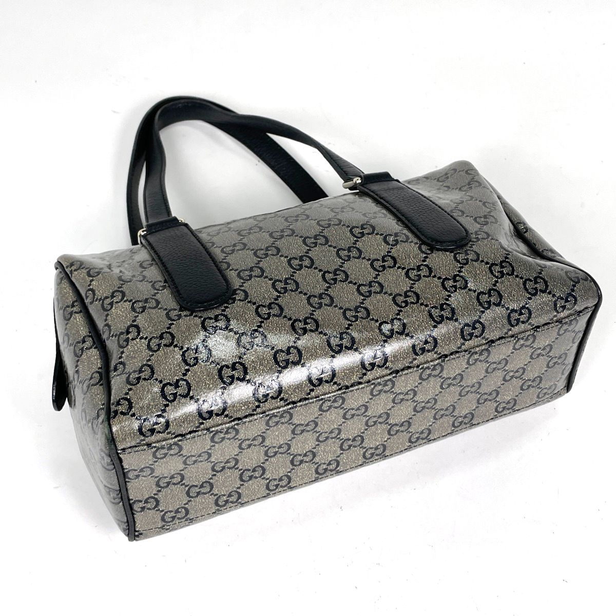 Gucci Handbag GG Crystal Pattern Beige Black — view 2