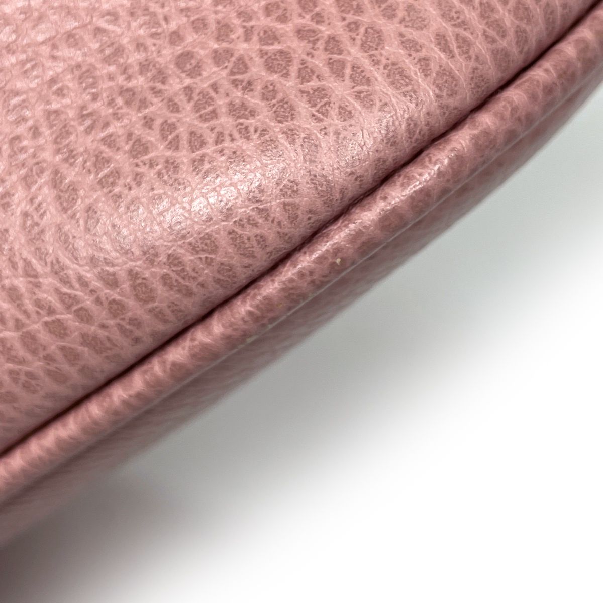 Gucci Handbag Interlocking G 2-Way Leather Pink — view 3