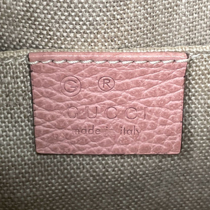 Gucci Handbag Interlocking G 2-Way Leather Pink — view 8