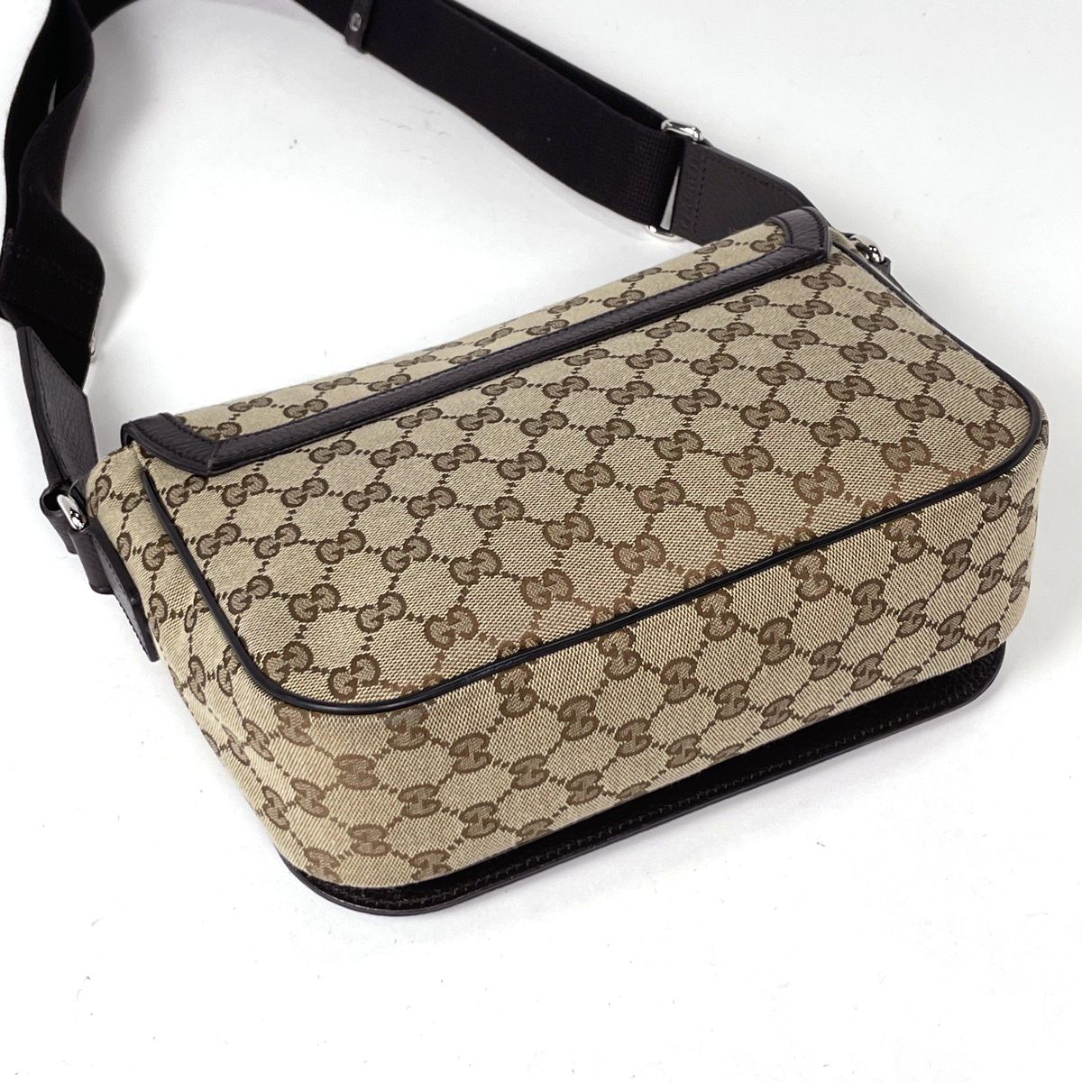 Gucci Shoulder Bag GG Pattern Canvas Beige Brown — view 2