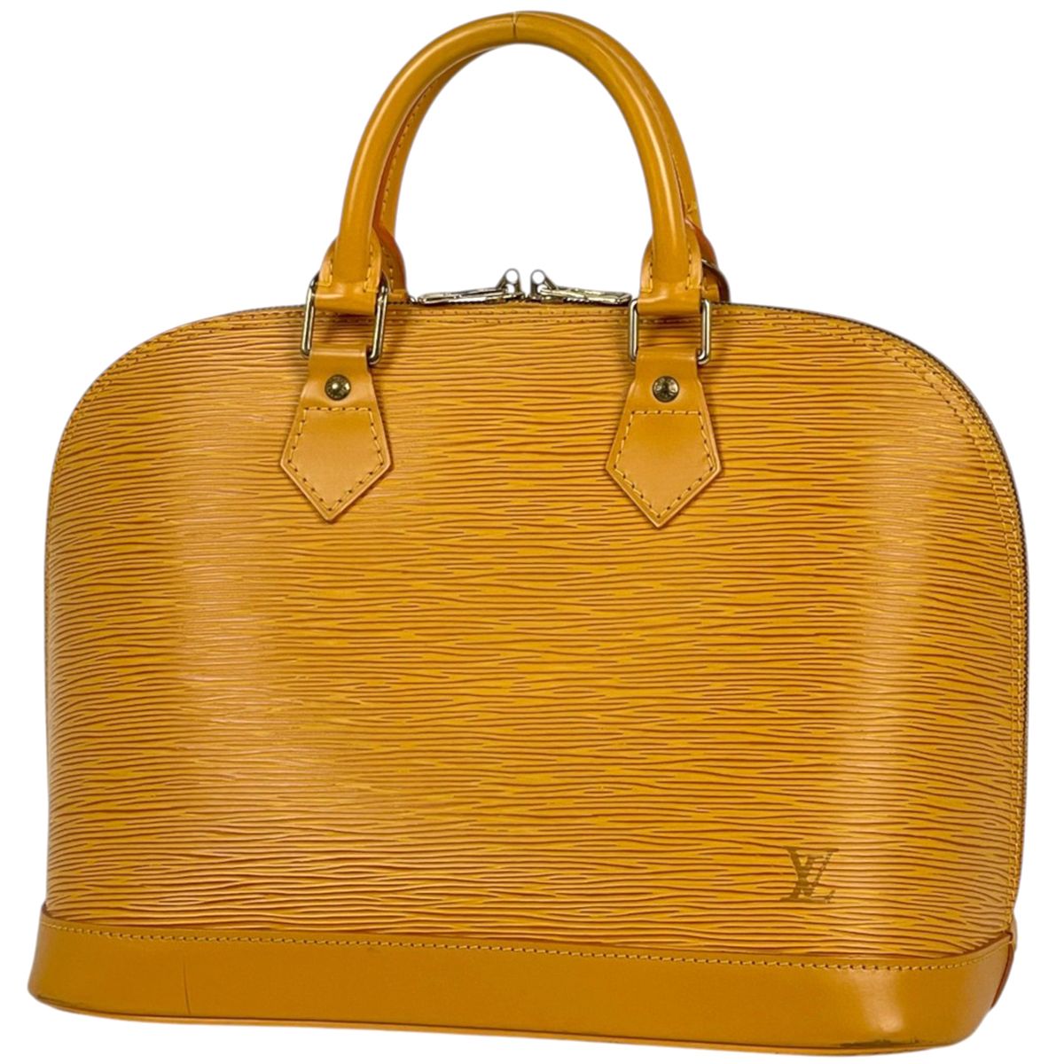 Louis Vuitton Alma Handbag Epi Tassili Yellow