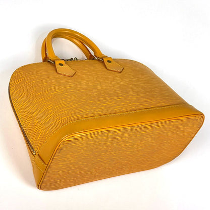 Louis Vuitton Alma Handbag Epi Tassili Yellow — view 2