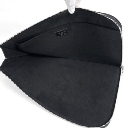 Louis Vuitton Pochette Jules GM Clutch Taurillon Noir — view 6