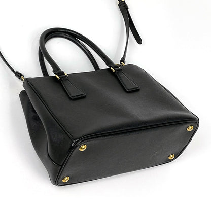 Prada Handbag Galleria 2-Way Saffiano Leather Nero — view 2
