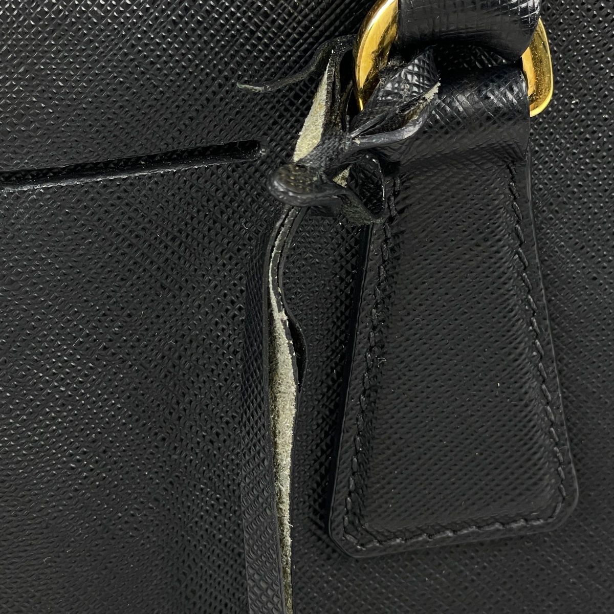 Prada Handbag Galleria 2-Way Saffiano Leather Nero — view 5