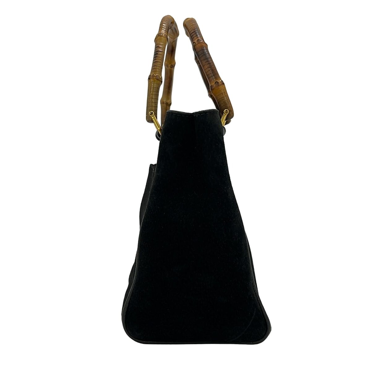 Gucci Handbag Bamboo Black Leather — view 2