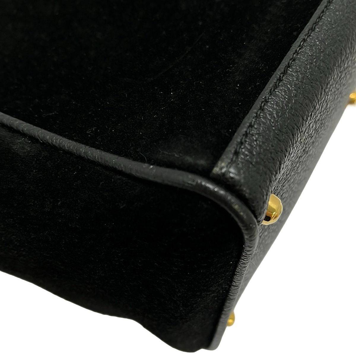 Gucci Handbag Bamboo Black Leather — view 6