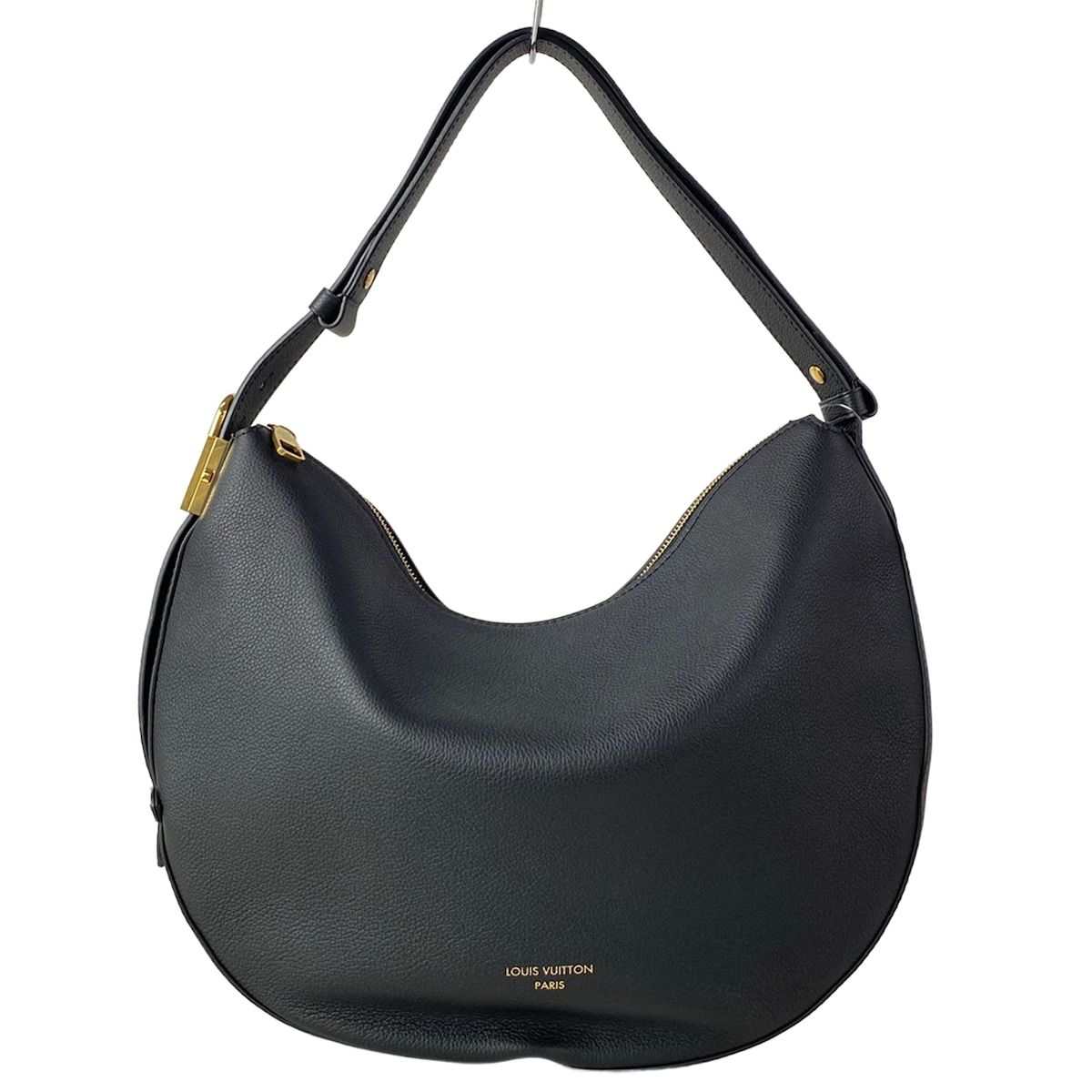 Louis Vuitton Shoulder Bag Lowkey Cookie MM Noir Leather Cowhide