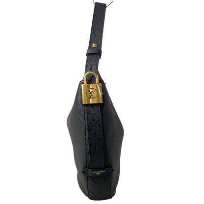 Louis Vuitton Shoulder Bag Lowkey Cookie MM Noir Leather Cowhide — view 2