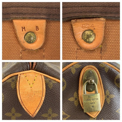 Louis Vuitton Monogram Keepall 50 Brown Gold Boston Bag — view 3