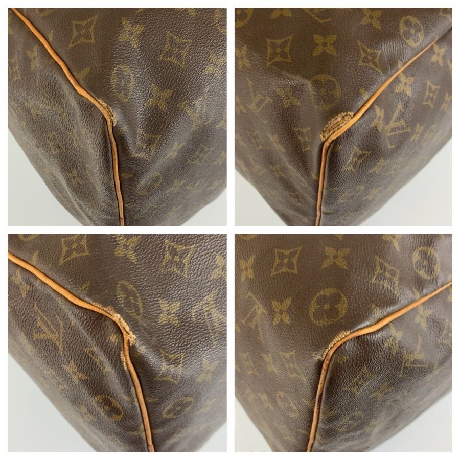 Louis Vuitton Monogram Keepall 50 Brown Gold Boston Bag — view 4
