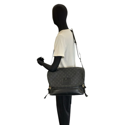 Louis Vuitton Monogram Eclipse Messenger Voyage MM Shoulder Bag — view 7