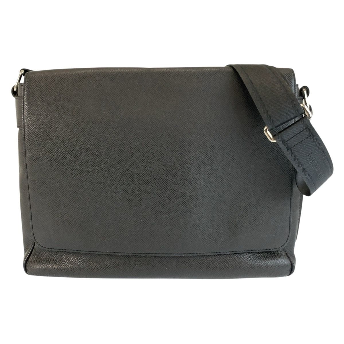 Louis Vuitton Taiga Roman MM Gray Silver Shoulder Bag
