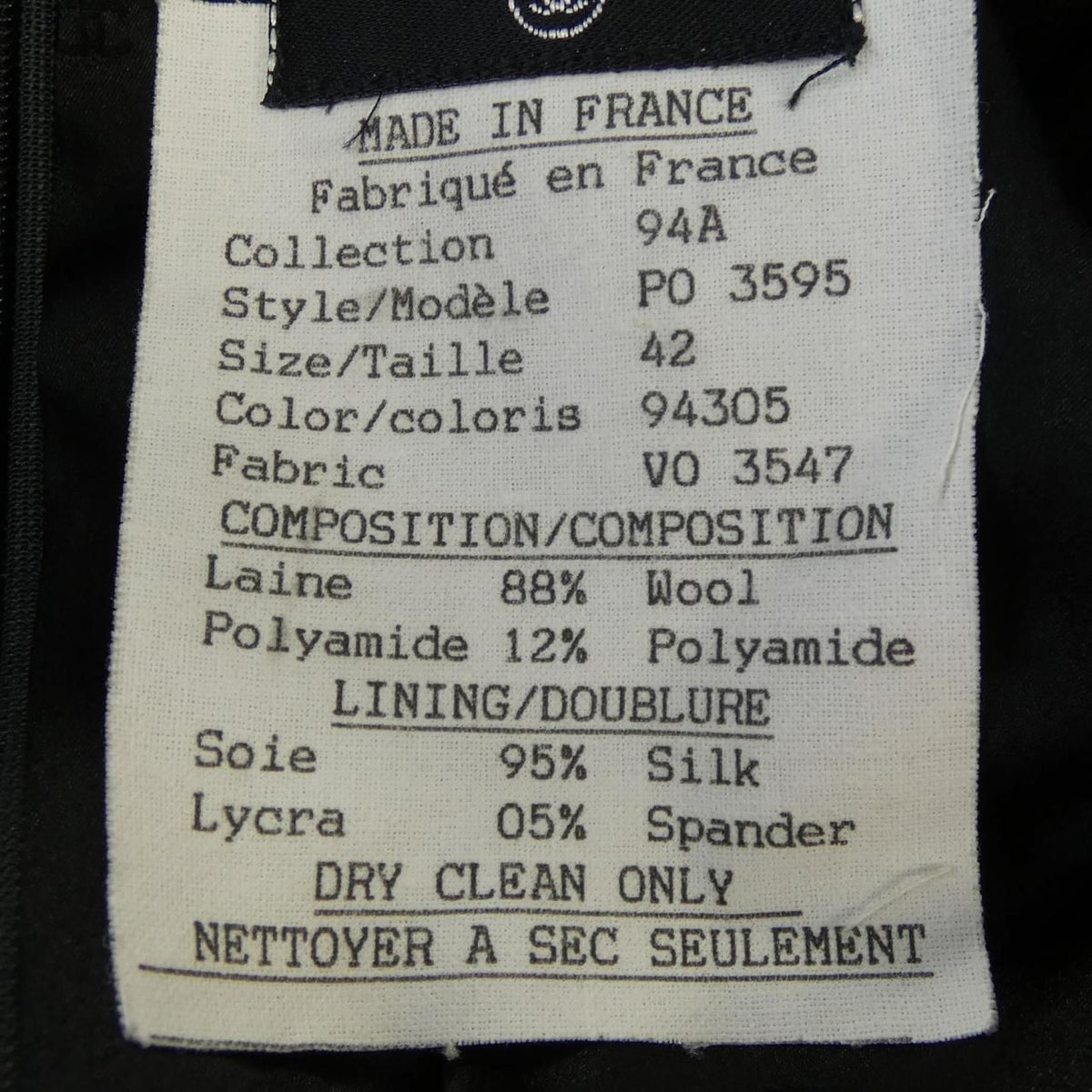 Chanel Vintage 94A Skirt — view 3