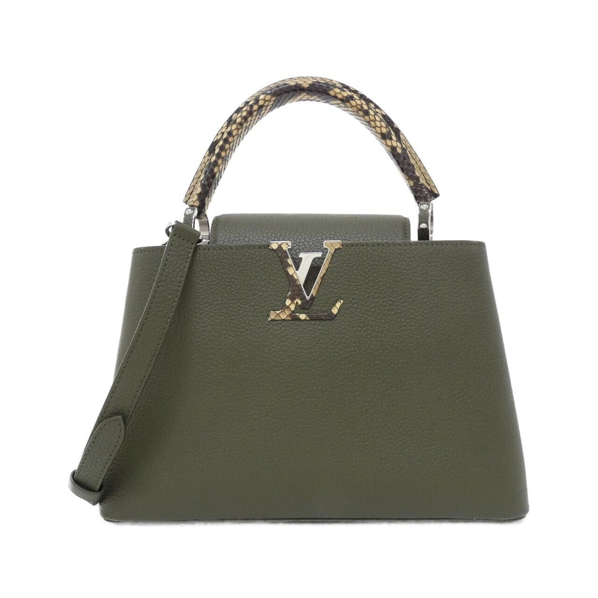 Louis Vuitton Exotic Leather Capucines MM Bag