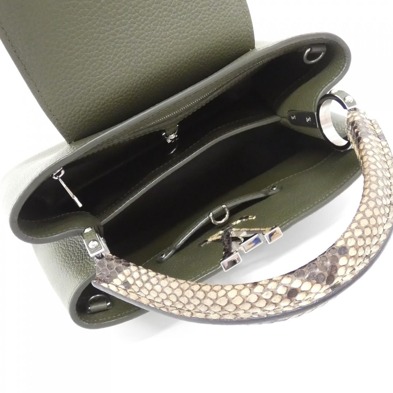 Louis Vuitton Exotic Leather Capucines MM Bag — view 7