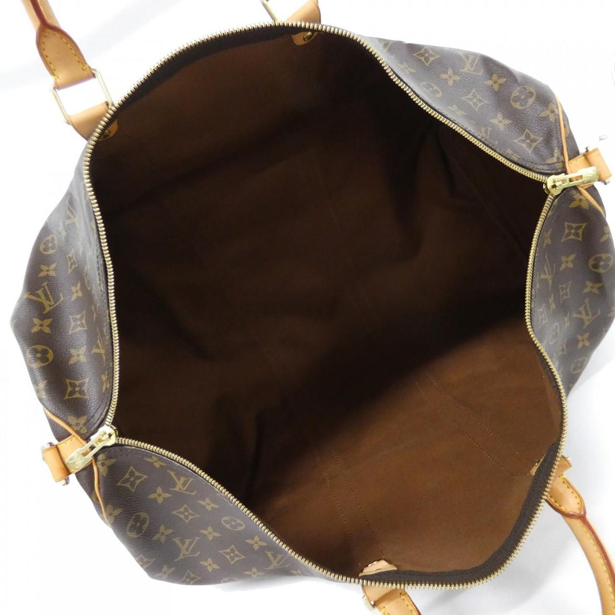 Louis Vuitton Monogram Keepall Bandouliere 60 Boston Bag — view 8