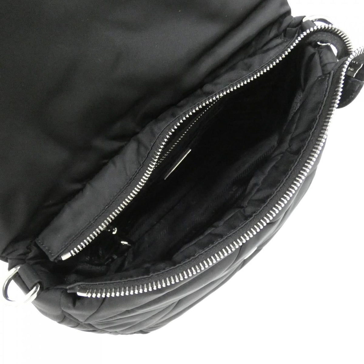 Prada Shoulder Bag Silver — view 8
