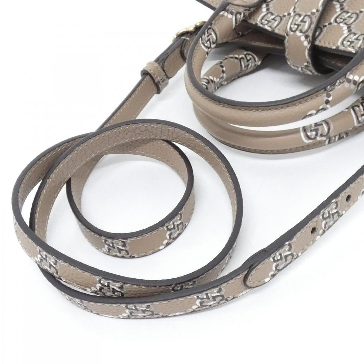 Gucci Aadwh Bag Handbag Beige — view 6