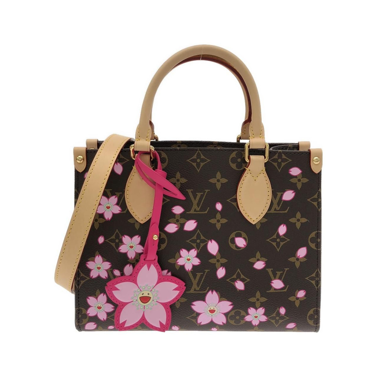Louis Vuitton Monogram Cherry Blossom on the Go PM Bag