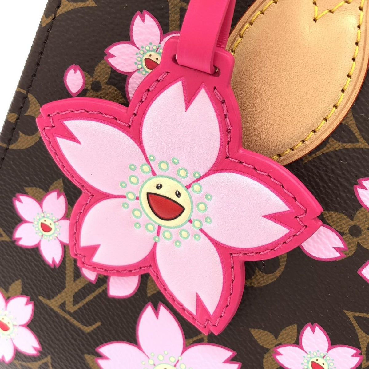 Louis Vuitton Monogram Cherry Blossom on the Go PM Bag — view 5