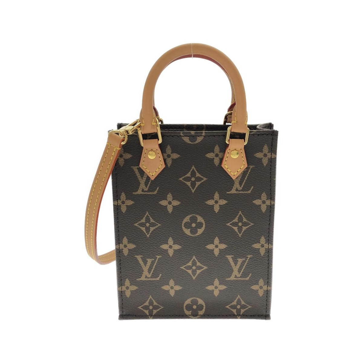 Louis Vuitton Monogram Petite Sac Plat Bag