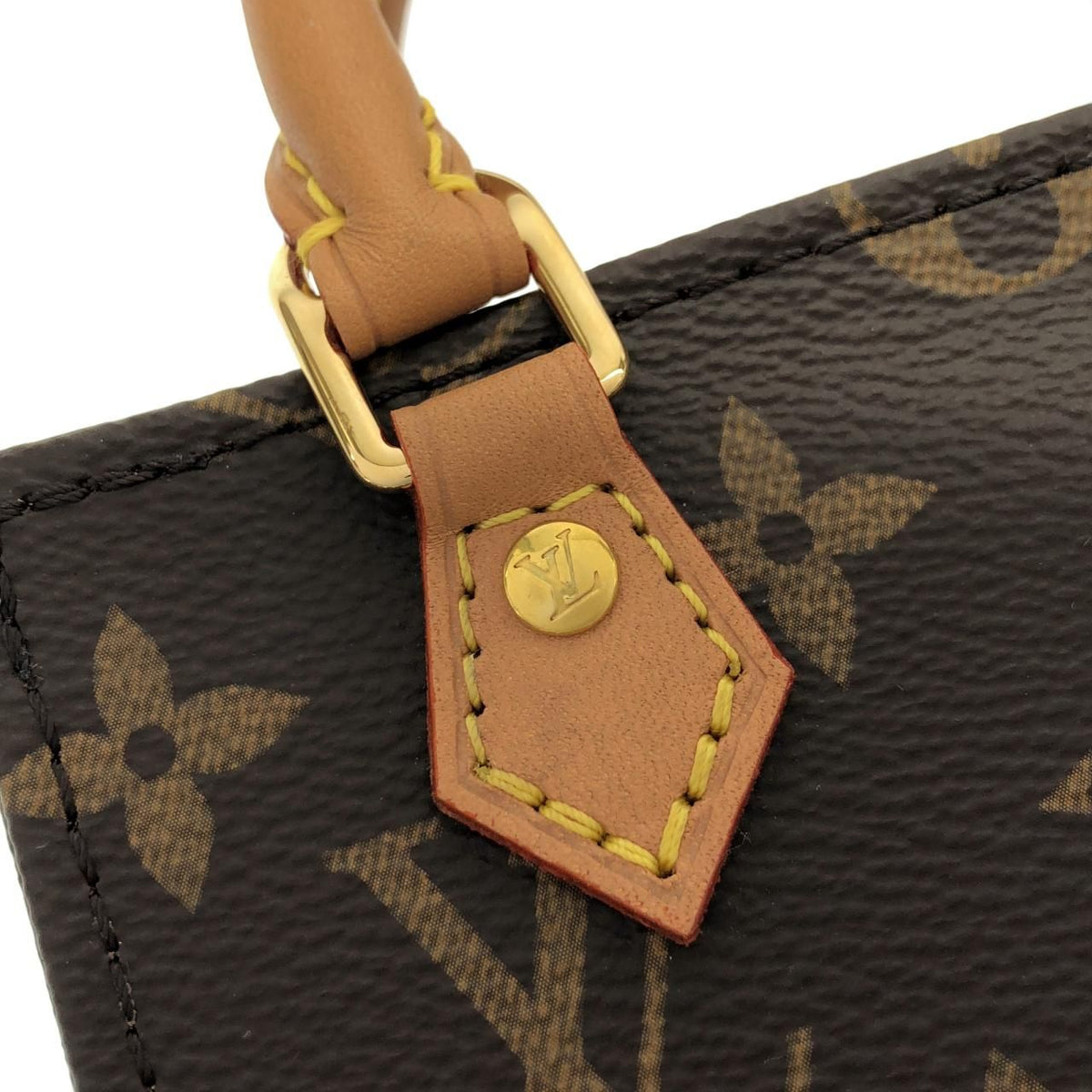 Louis Vuitton Monogram Petite Sac Plat Bag — view 4