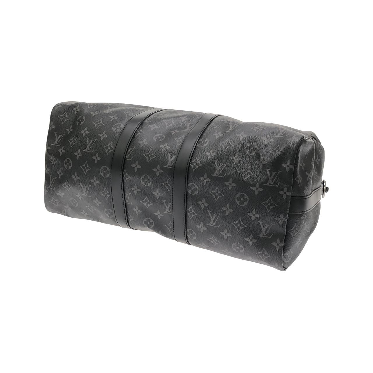 Louis Vuitton Monogram Eclipse Keepall Bandouliere 45 Boston Bag — view 2
