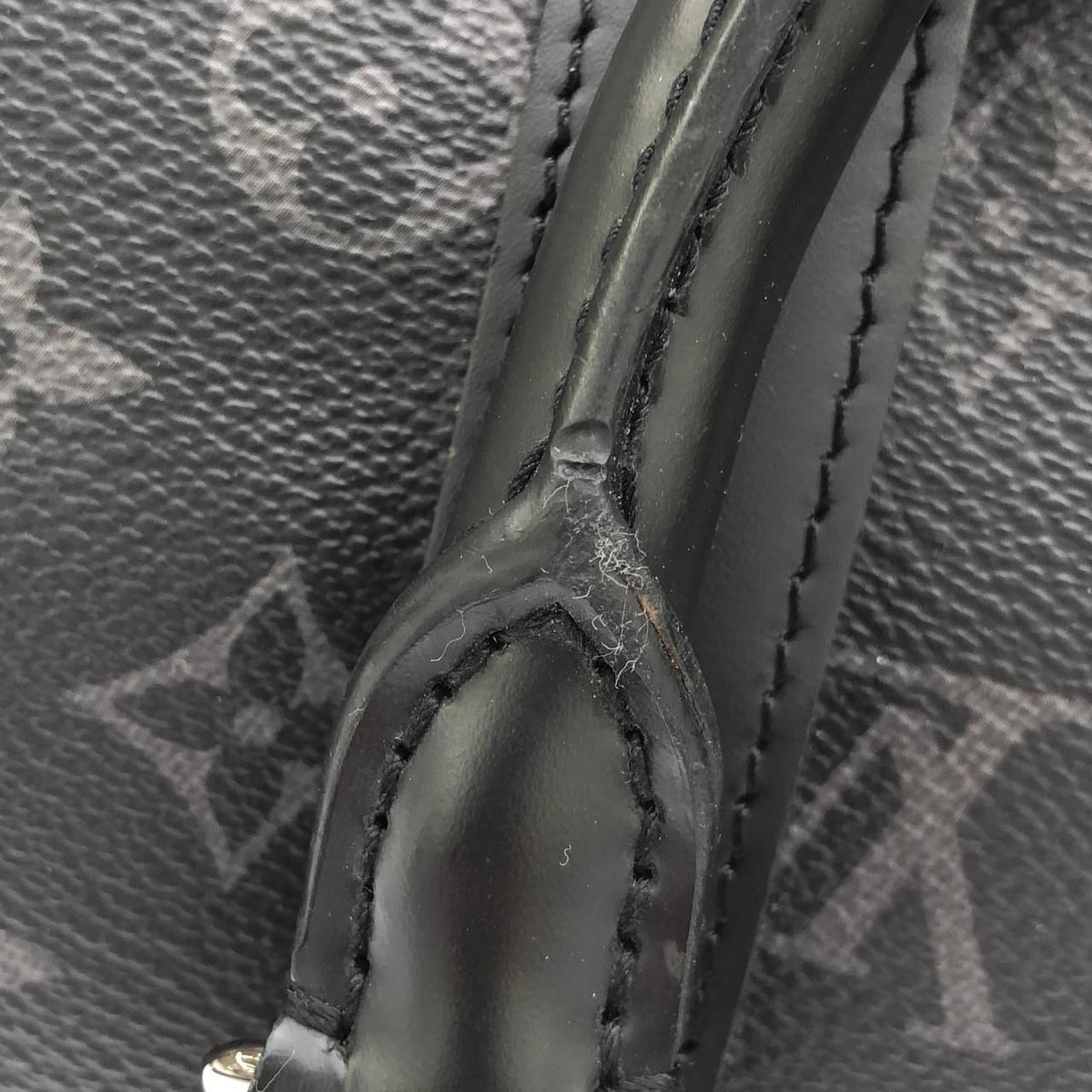 Louis Vuitton Monogram Eclipse Keepall Bandouliere 45 Boston Bag — view 4