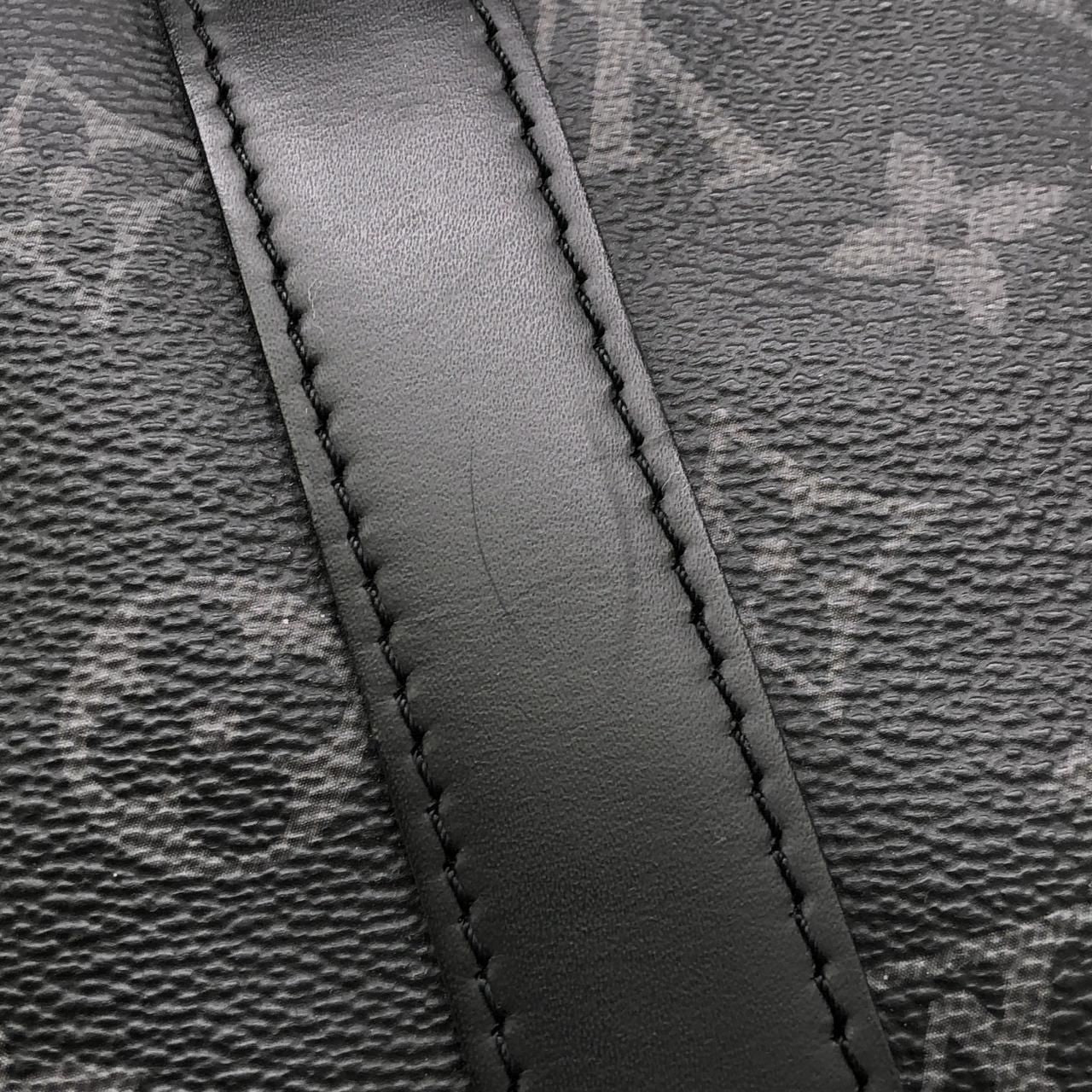 Louis Vuitton Monogram Eclipse Keepall Bandouliere 45 Boston Bag — view 5