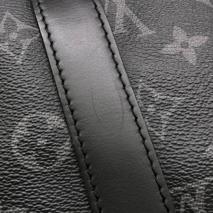 Louis Vuitton Monogram Eclipse Keepall Bandouliere 45 Boston Bag — view 5