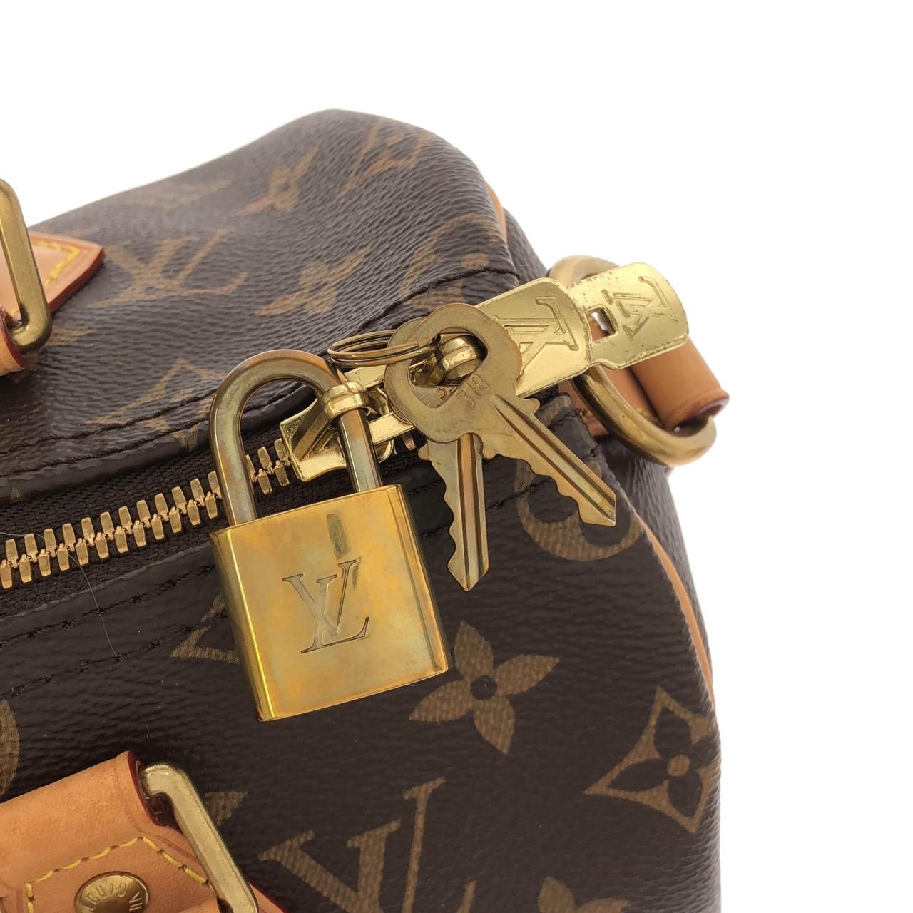Louis Vuitton Monogram Speedy Bandouliere 25 Boston Bag — view 3