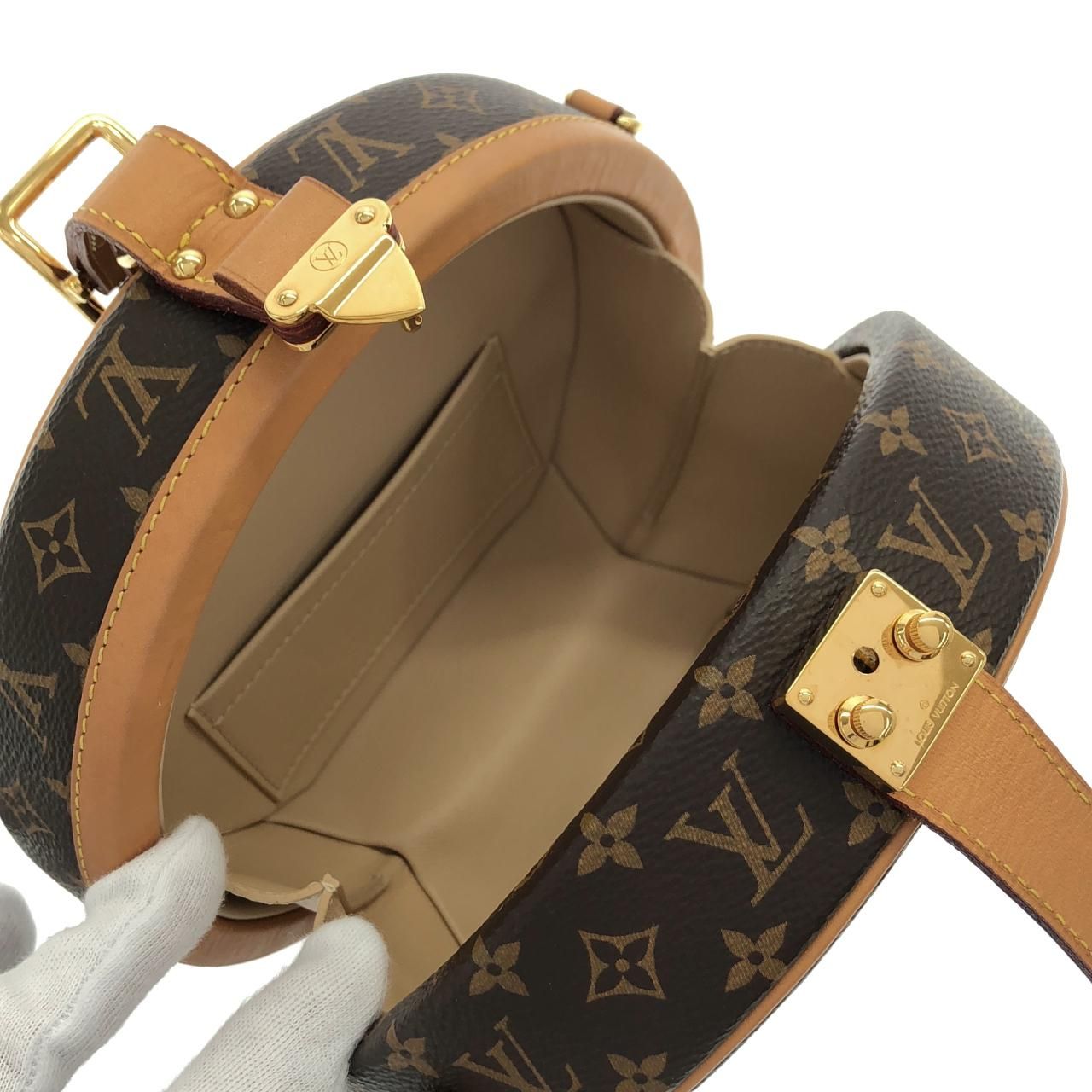 Louis Vuitton Monogram Petite Boite Chapeau Bag — view 7
