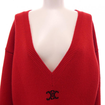 Celine Oversized V-neck Sweater Knit — view 5