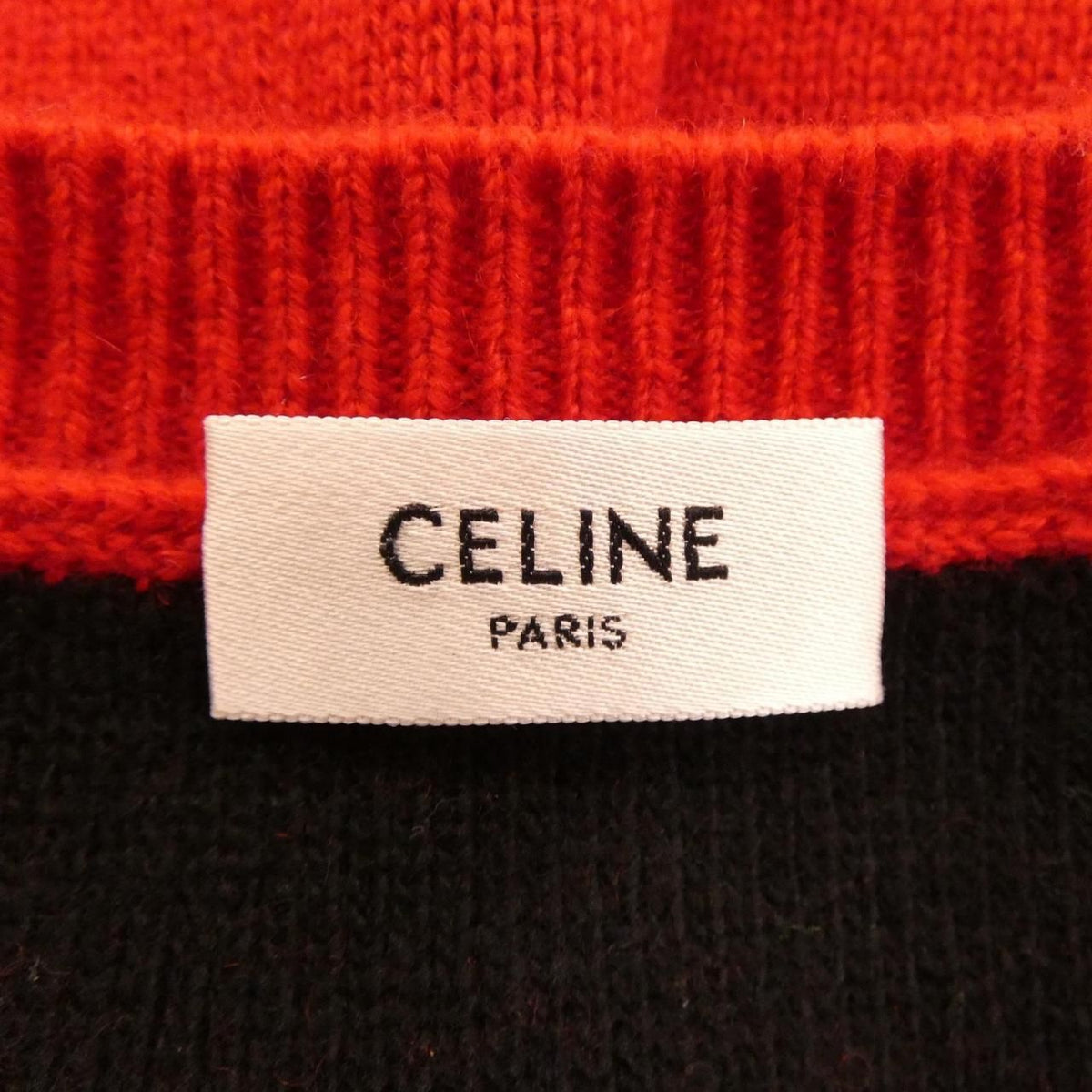 Celine Oversized V-neck Sweater Knit — view 4