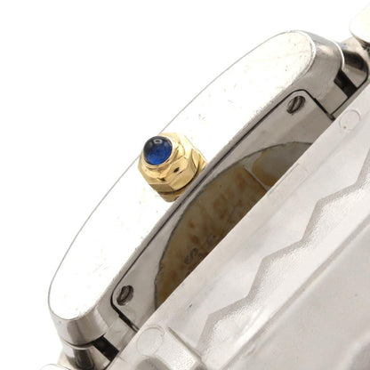 Cartier Tank Francaise SM Stainless Steel Yellow Gold Quartz Watch — view 3