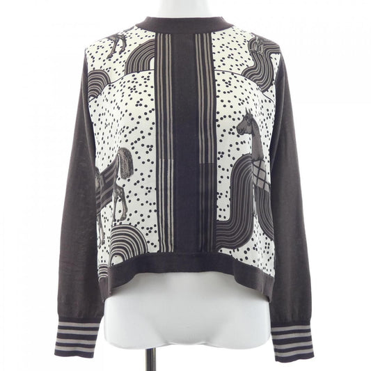 Hermes Garde Robe Pop Twillaine Knit Sweater